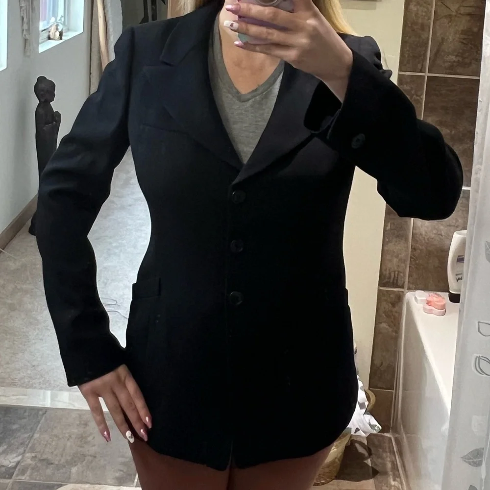 Armani Collezioni Black Blazer - Picture 3 of 7